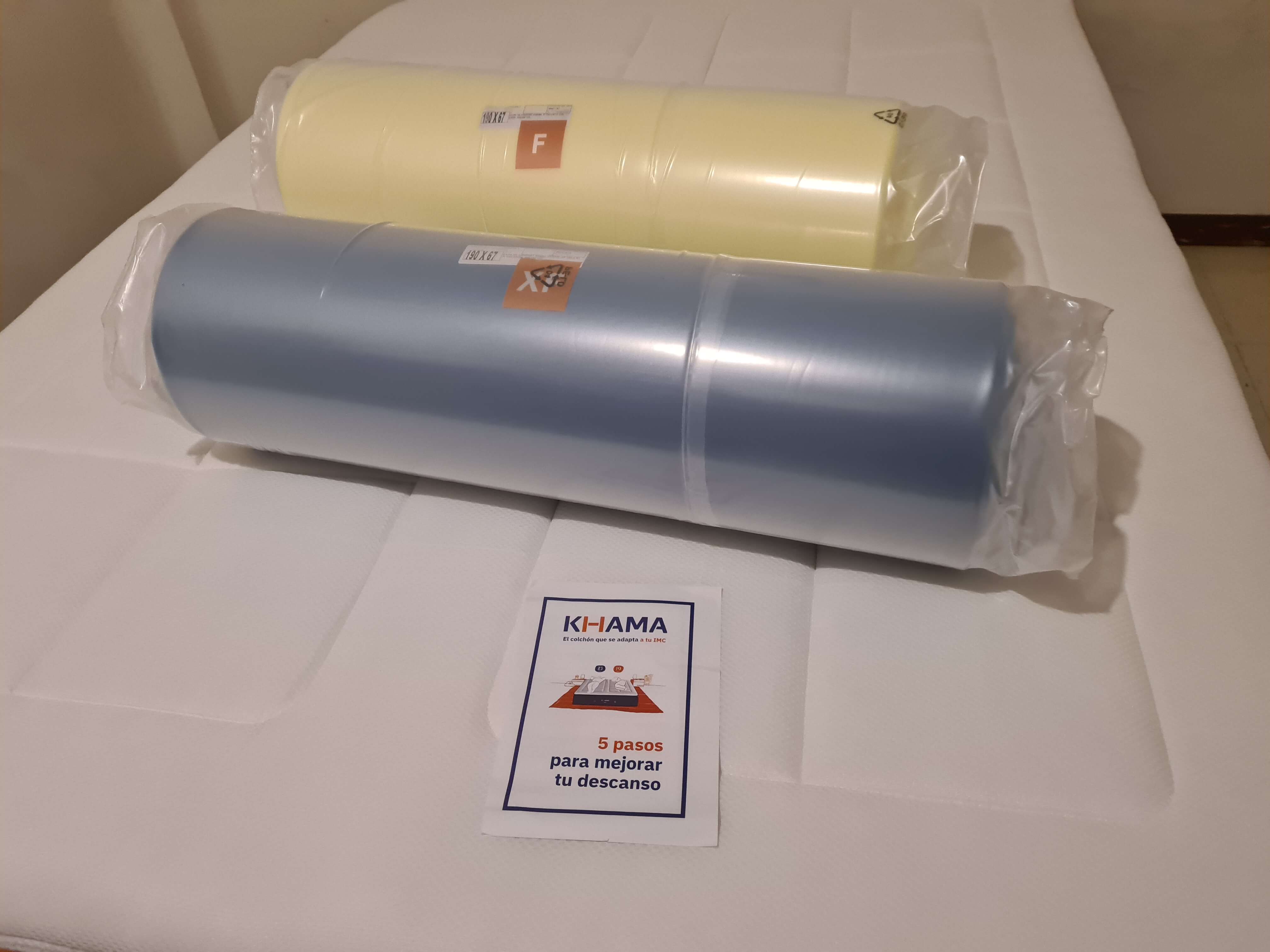 colchon khama cambios de confort